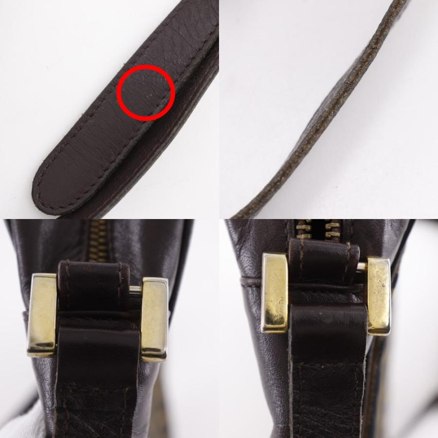 FENDI ズッカ　ナイロンキャンバス　ブラック　レザー　ワンショルダーバッグ 楽天市場】【バッグ】FENDI フェンディ ズッカ柄 セミショルダー ワン