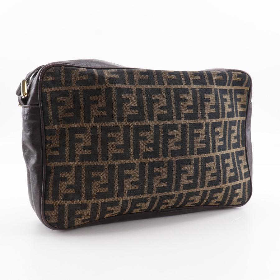 FENDI（フェンディ） ズッカ ショルダーバッグ ナイロンキャンバス