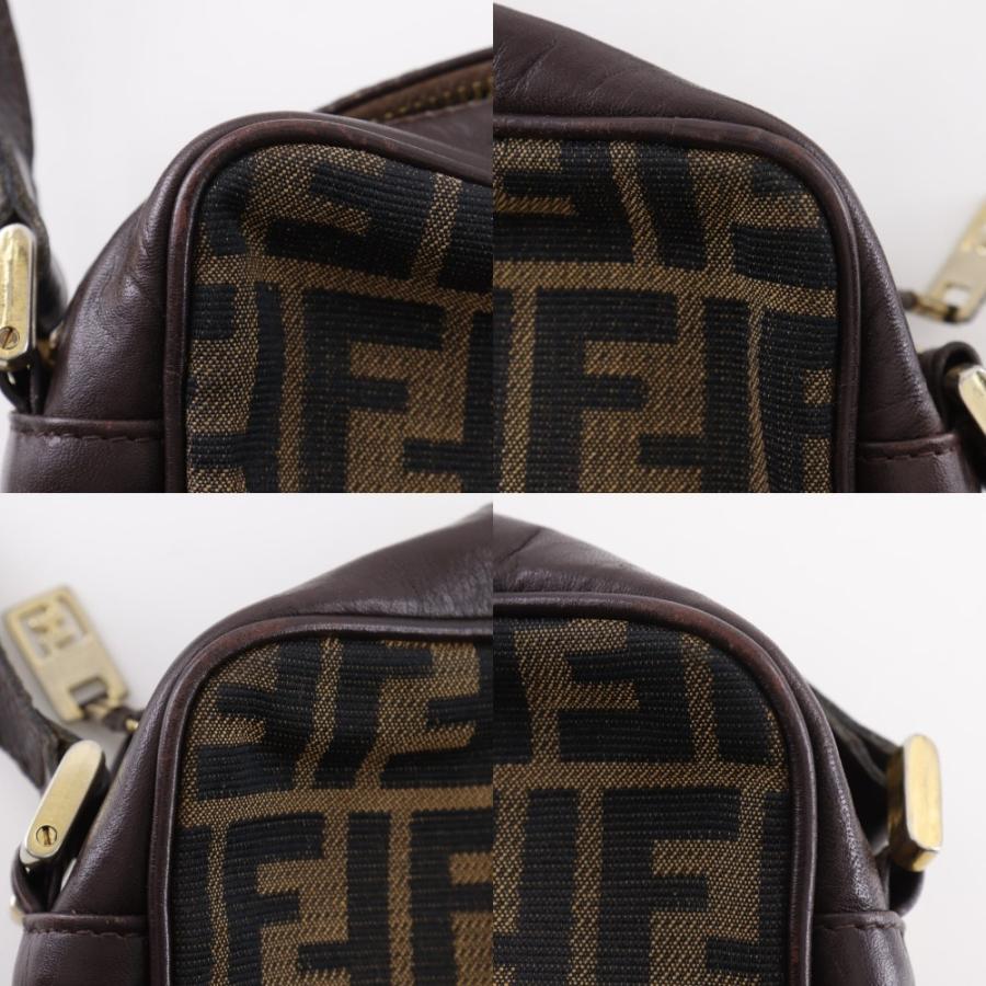 FENDI（フェンディ） ズッカ ショルダーバッグ ナイロンキャンバス