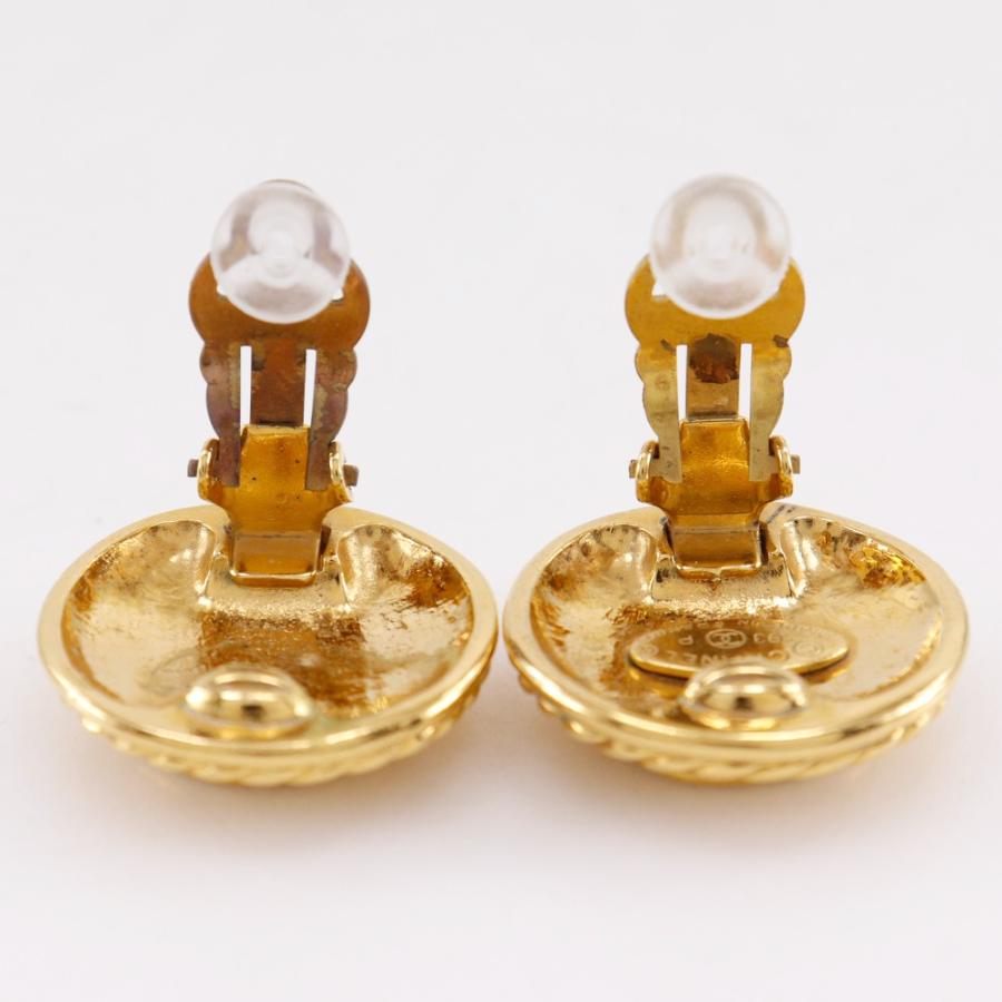 CHANEL（シャネル） ココマーク ヴィンテージ 93P イヤリング 金メッキ 