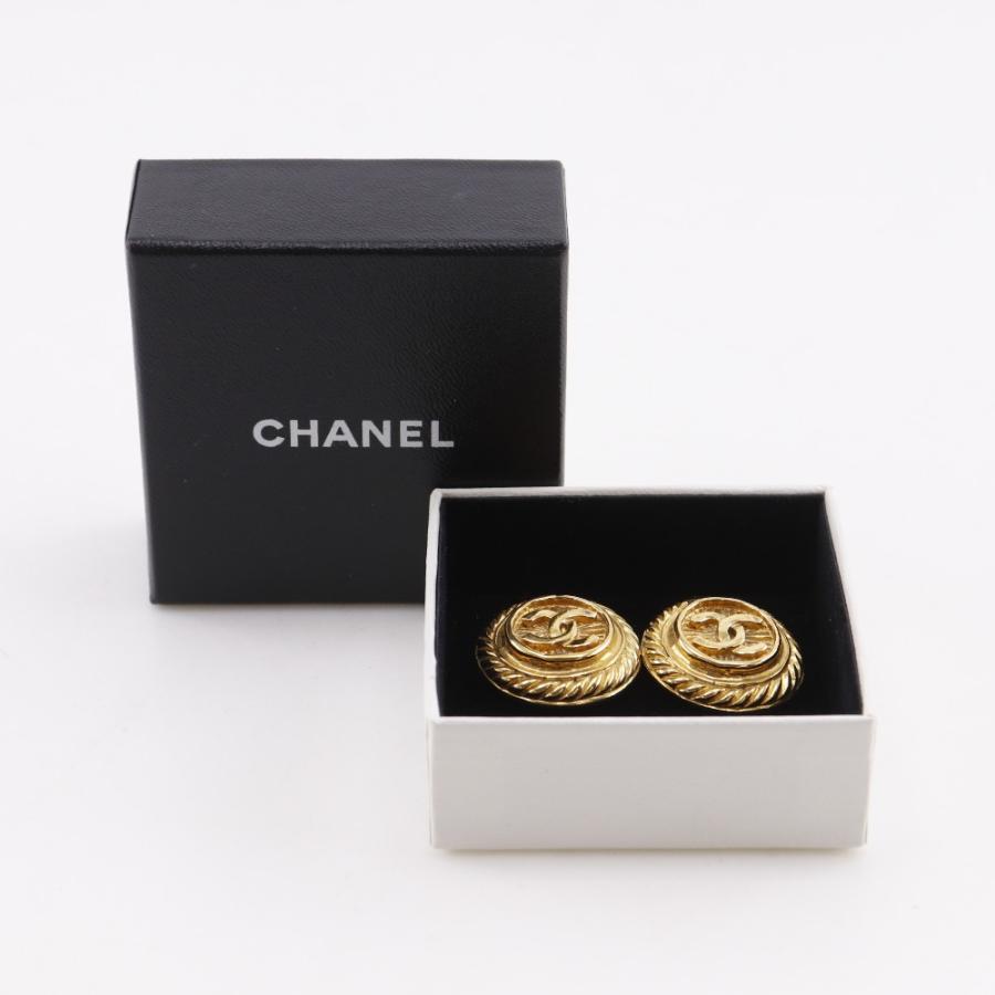 CHANEL（シャネル） ココマーク ヴィンテージ 93P イヤリング 金メッキ 