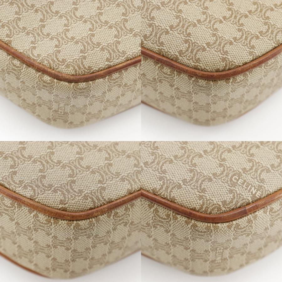 CELINE モノグラム クラッチバッグ ベージュ　オールドセリーヌ VINTAGE CELINE/セリーヌ】マカダム クラッチバッグ（クラッチバッグ