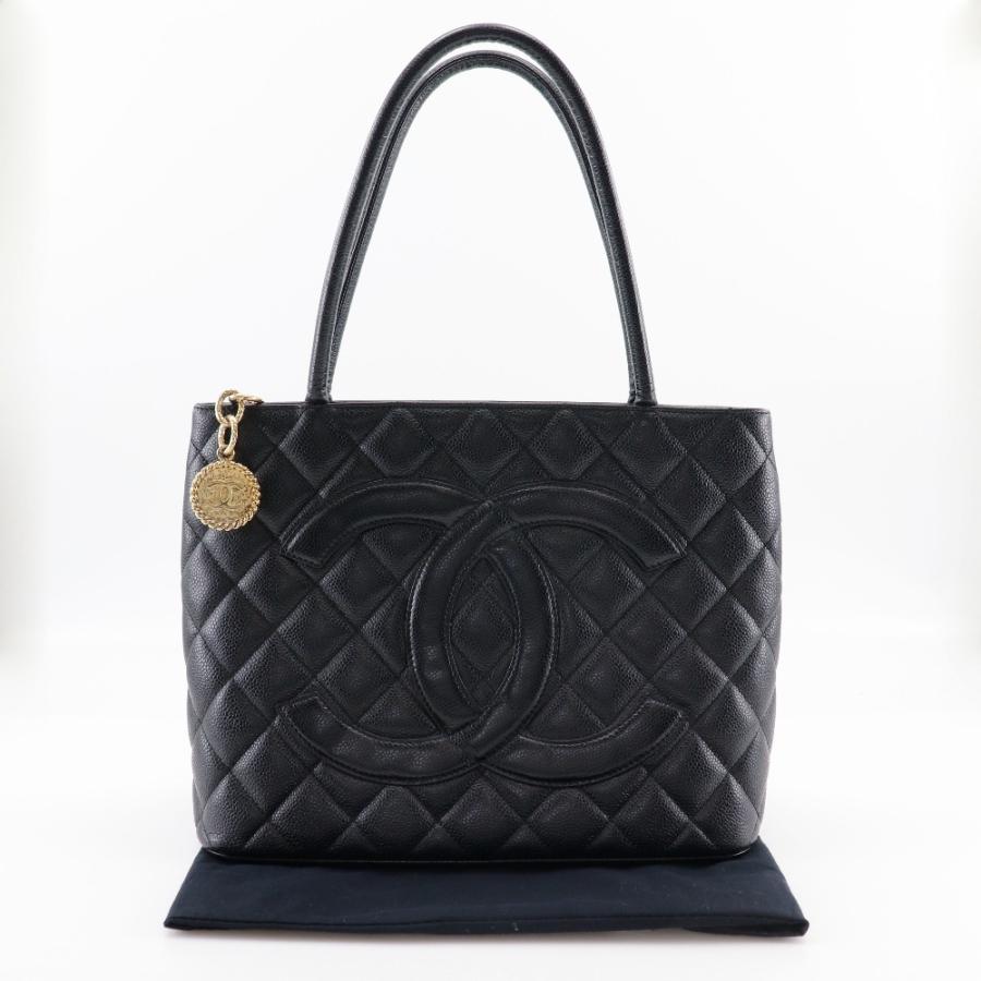 CHANEL（シャネル） 復刻トート A01804 トートバッグ キャビアスキン 