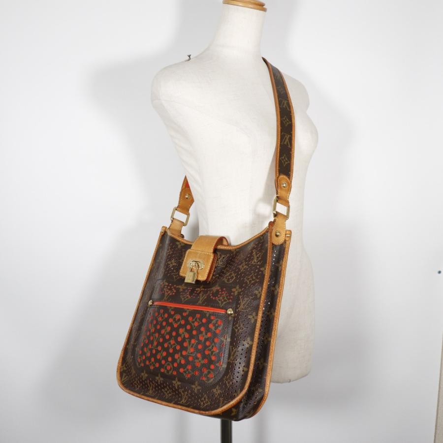【LOUIS VUITTON】ルイ・ヴィトン ミュゼット M95174×モノグラムペルフォ 茶/オレンジ TH0046 レディース ショルダーバッグ LOUIS VUITTON（ルイ・ヴィトン） ミュゼット M95174 TH0046