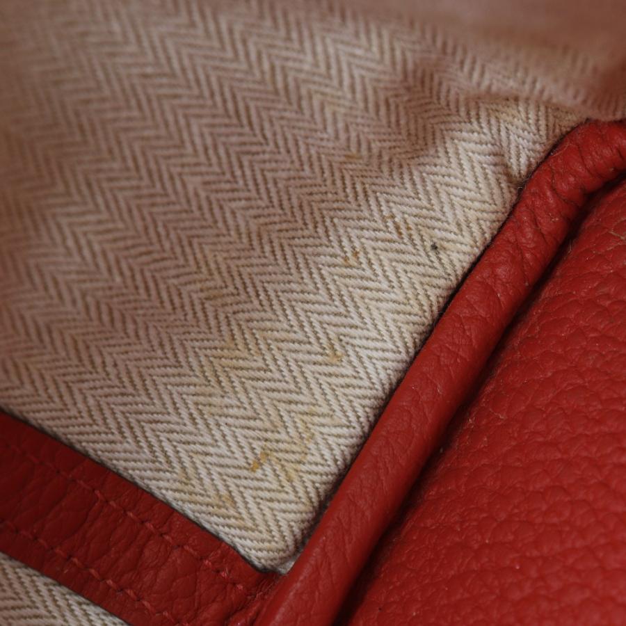 HERMES（エルメス） ガーデンパーティPM □R トートバッグ ネゴンダ 赤 