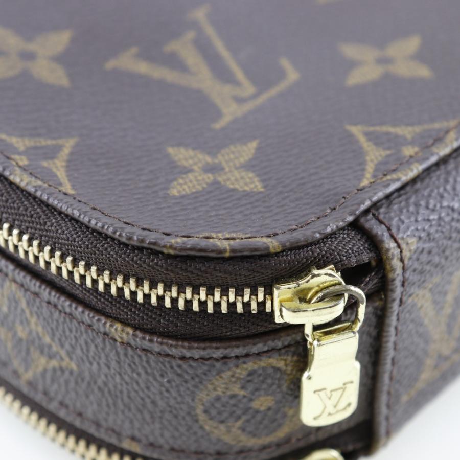 LOUIS VUITTON ルイ・ヴィトン トゥルースブラッシュPM 化粧ポーチ M47510 VI0092 ポーチ モノグラムキャンバス 茶 レディース【I211824096】中古