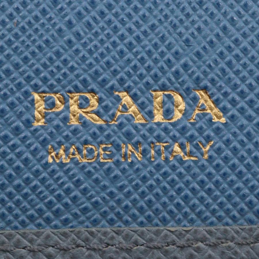 【PRADA】プラダ サフィアーノ ASTRALE 水色 レディース 二つ折り財布 PRADA（プラダ） 二つ折り財布 サフィアーノ ASTRALE 水色 レディース