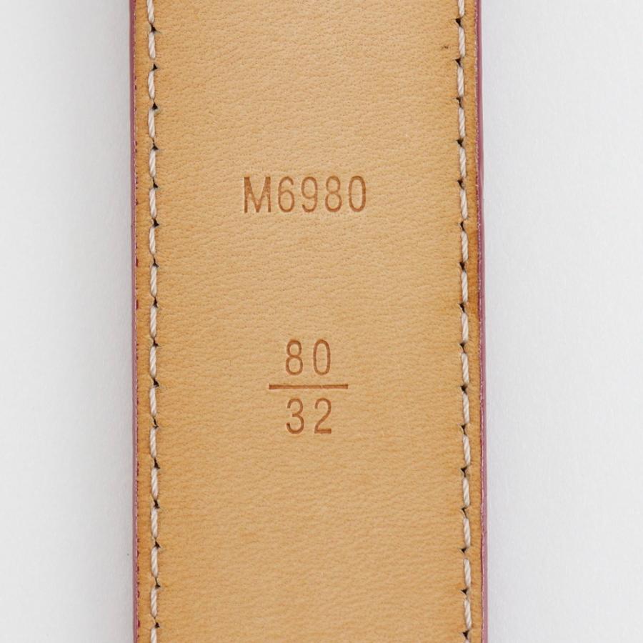 美品◇ルイヴィトン モノグラム ヴェルニ サンチュール LV ベルト ボルドー LOUIS VUITTON（ルイ・ヴィトン） サンチュール M6980 CA4181 ベルト