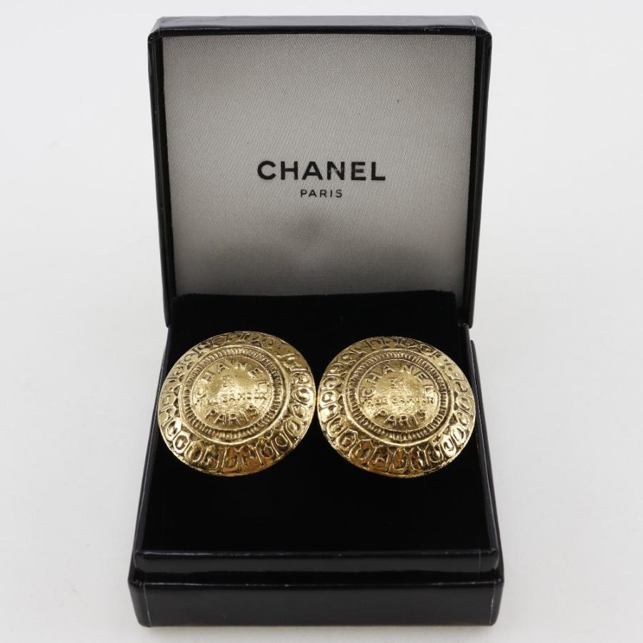 シャネル CHANEL カンボン ココマーク イヤリング GP ゴールド 31.RUE CAMBON ヴィンテージ 　メッキレディース　アクセサリー美品　人気 CHANEL（シャネル） ココマーク 31 RUE CAMBON ヴィンテージ