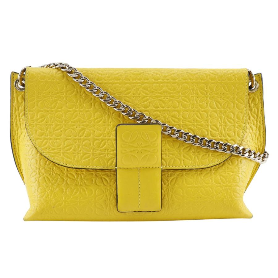 美品　LOEWE ロエベ アベニュー アナグラム ショルダー バッグ カーキ LOEWE - 新品同様 ロエベ LOEWE アナグラム ミニ 2way トート