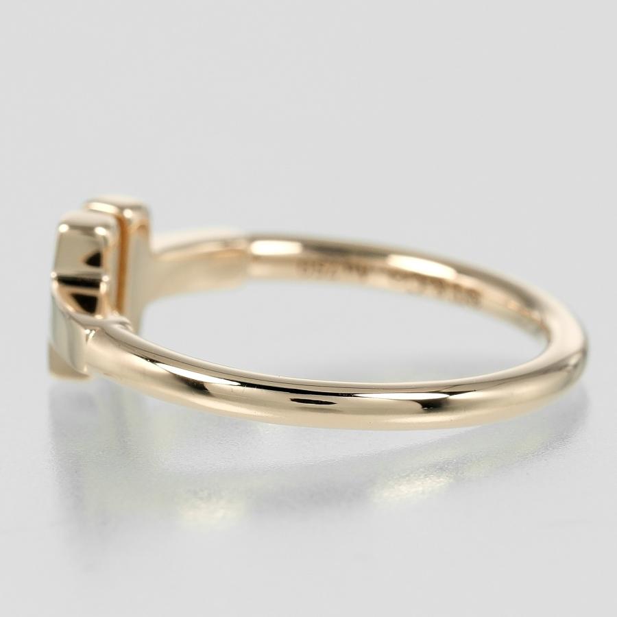 最終価格です。K18PG ティファニー Tワイヤーリング　ダイヤモンド　ゴールド ティファニー 指輪 K18PG Tワイヤーリング : たかみ質店 Yahoo!店