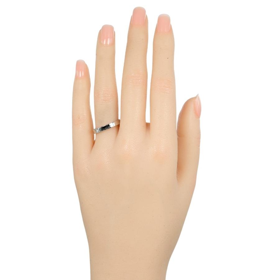 【新品同様】カルティエ　エングレーブド　マリッジ　リング　Pt950 指輪 CARTIER カルティエ エングレーブド リング 指輪 25号 Pt950プラチナ