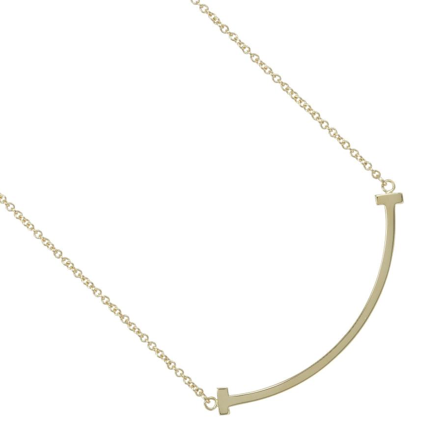 TIFFANY&Co.（ティファニー） ネックレス Tスマイル K18YG イエロー