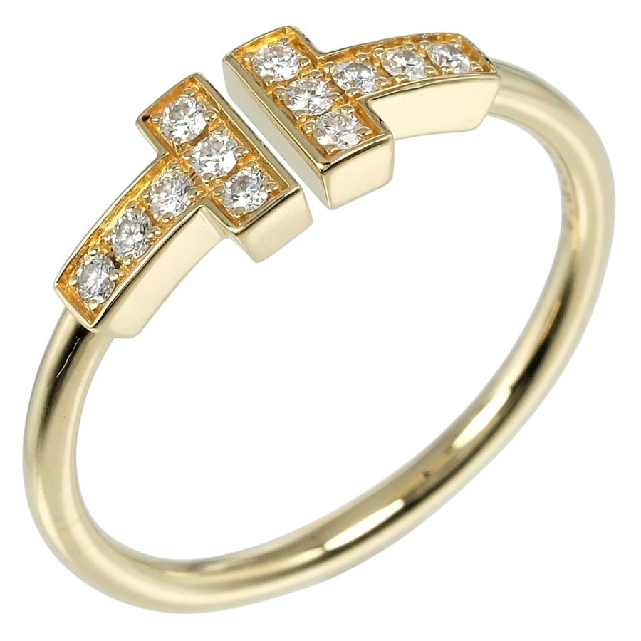 TIFFANY&Co.（ティファニー） リング Tワイヤー 13.5号 指輪 K18YG