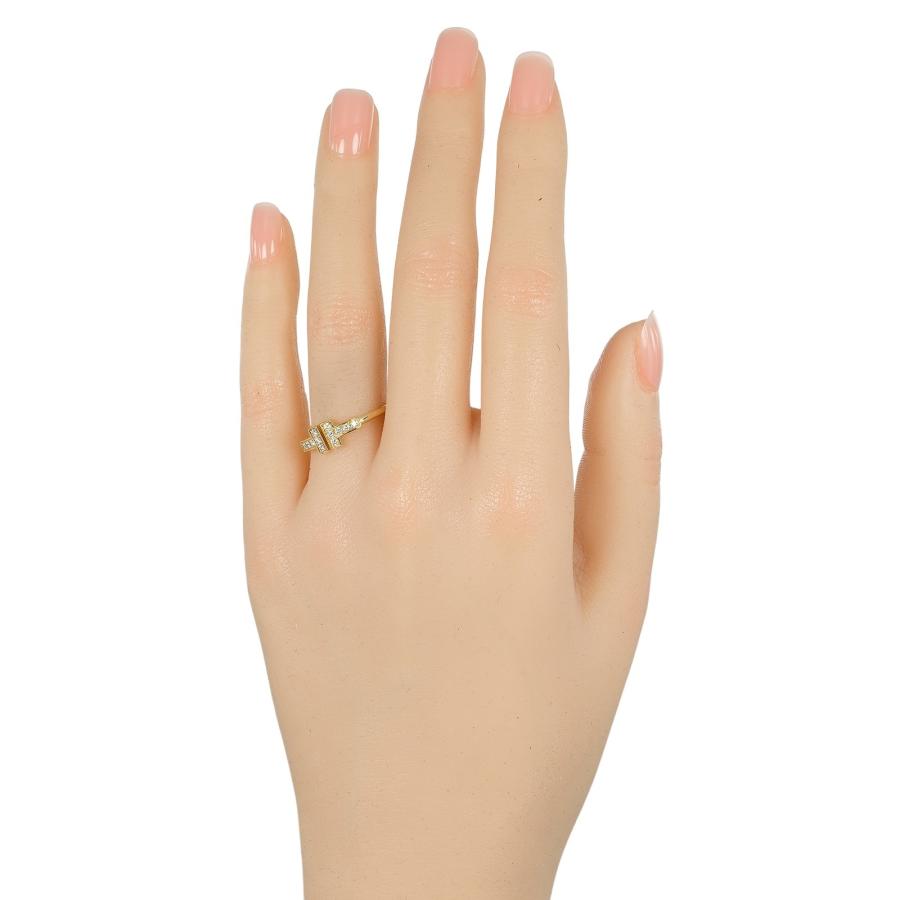 TIFFANY&Co.（ティファニー） リング Tワイヤー 13.5号 指輪 K18YG