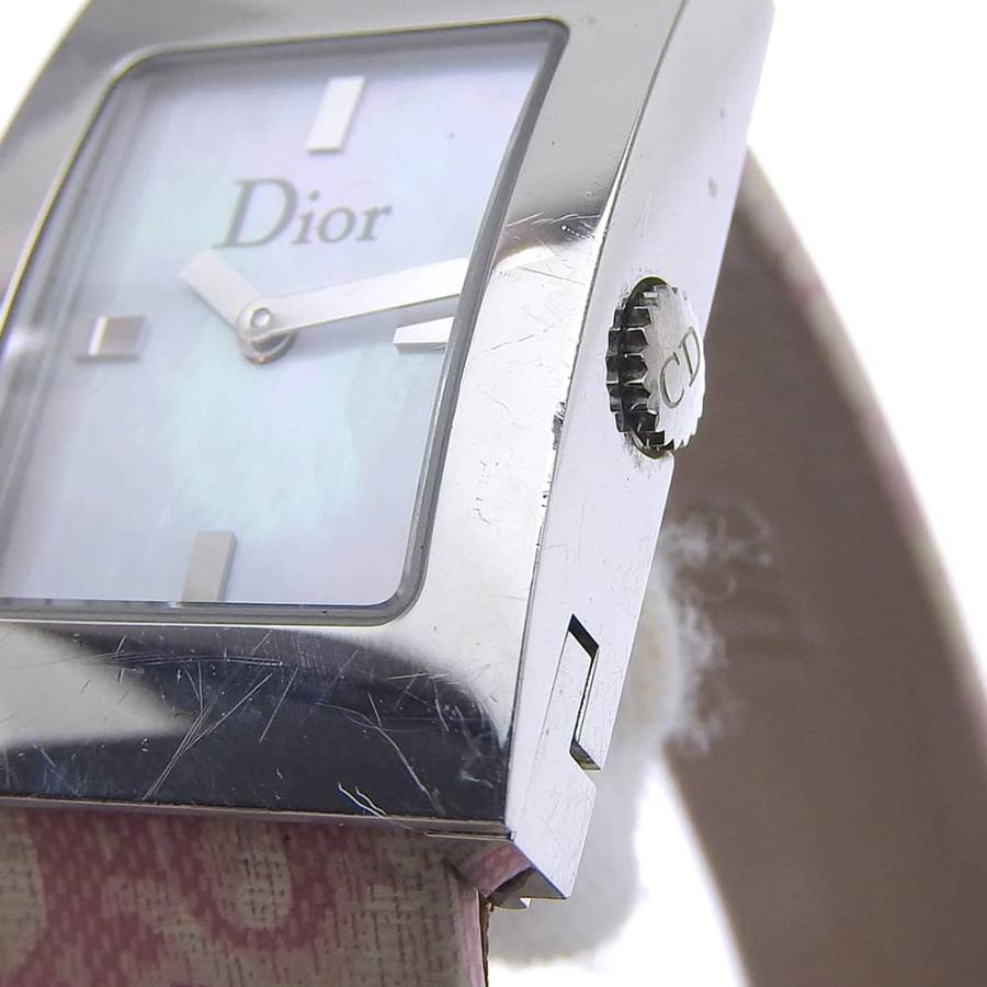 クリスチャンディオール マリス D78-109 腕時計 SS×レザー クオーツ