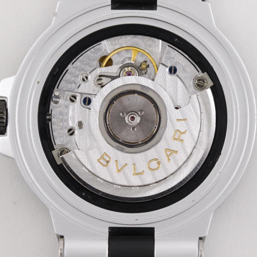 BVLGARI（ブルガリ） アルミニウム AL38TA 腕時計 アルミ×ラバー 黒