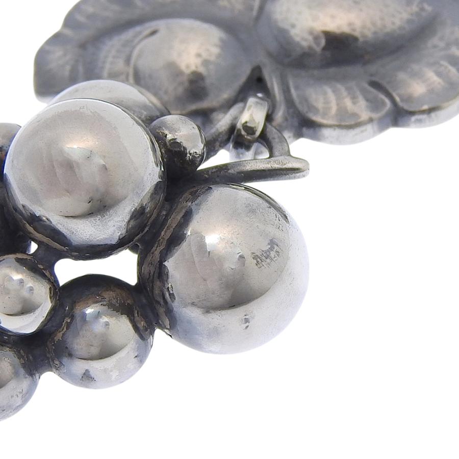 Georg Jensen ジョージジェンセン グレープ ブローチ シルバー925 約
