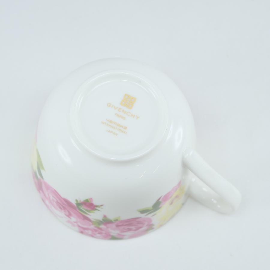 Givenchy ジバンシー フラワー モチーフ カップ＆ソーサー×2 食器