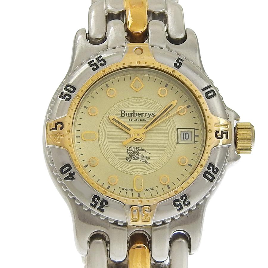 BURBERRY（バーバリー） ダイバー 10000L 腕時計 SS×金メッキ クオーツ 