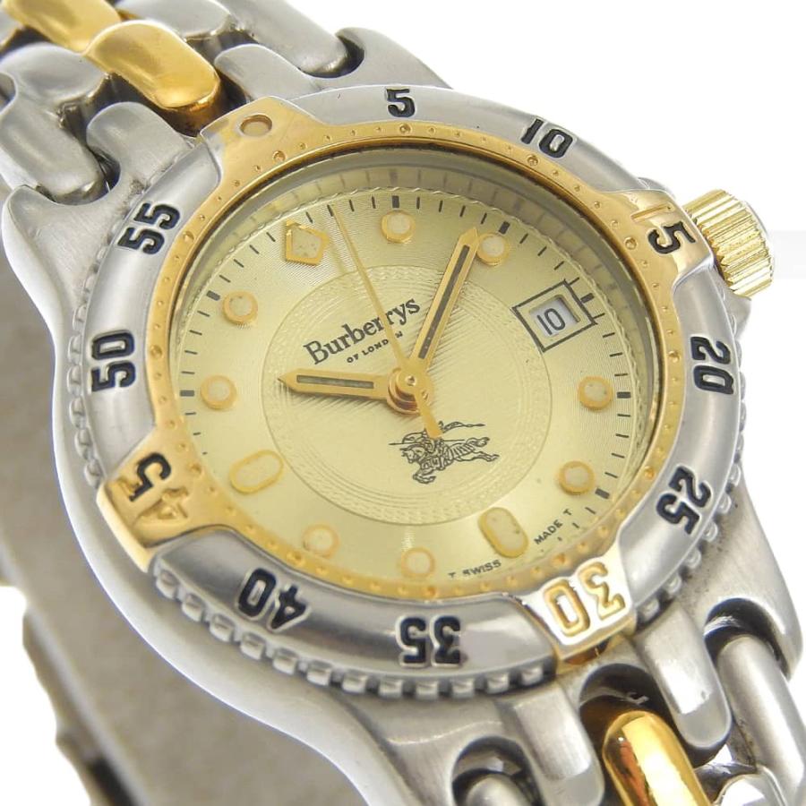 BURBERRY（バーバリー） ダイバー 10000L 腕時計 SS×金メッキ クオーツ 