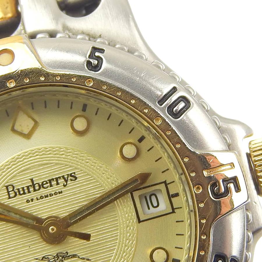 BURBERRY（バーバリー） ダイバー 10000L 腕時計 SS×金メッキ クオーツ 