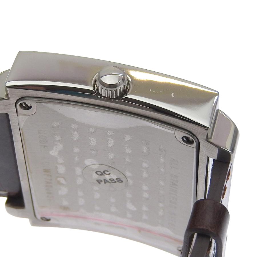 【Folli Follie】フォリフォリ WF74006SP ステンレススチール×型押しレザー クオーツ アナログ表示 ボーイズ シルバーシェル文字盤 腕時計 Folli Follie（フォリフォリ） WF74006SP 腕時計 SS×型押しレザー
