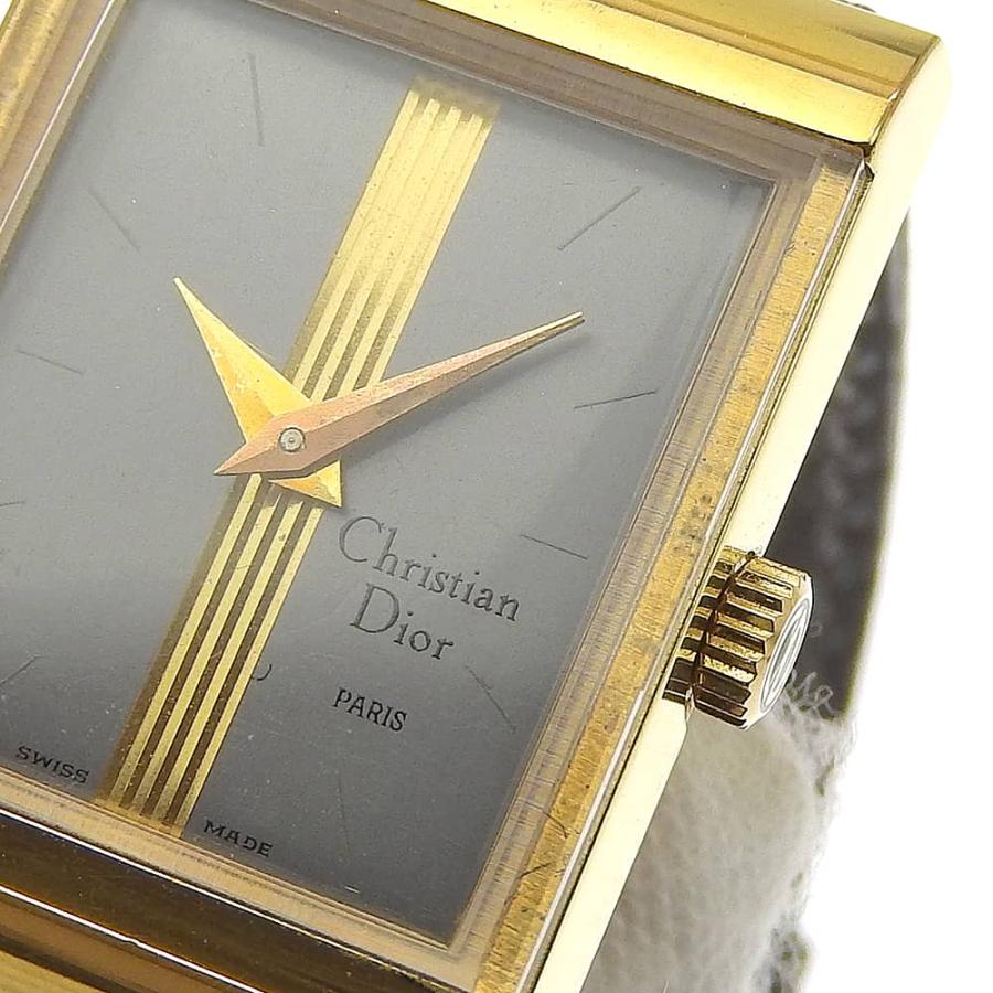 Dior クリスチャンディオール ヴィンテージ 33212 腕時計 金メッキ