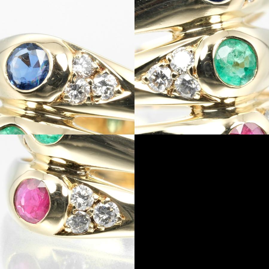 CHAUMET ショーメ ヴィンテージ マルチストーン 10.5号 リング