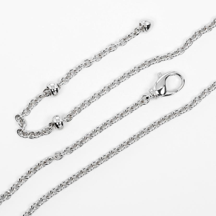 BVLGARI ブルガリ オプティカル ネックレス K18WG ホワイトゴールド 
