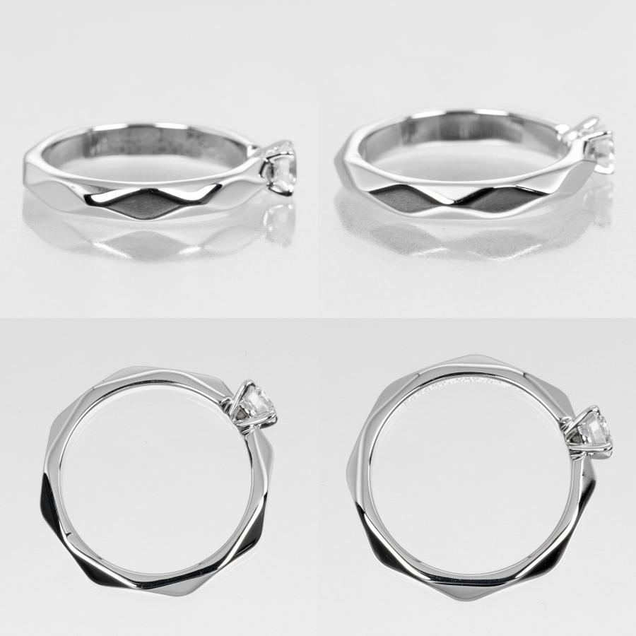 BOUCHERON（ブシュロン） ファセット ソリテール 6号 リング 指輪 0.21 