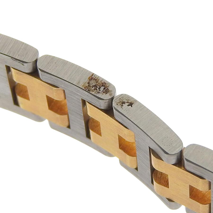 HERMES（エルメス） ラリー 腕時計 SS×金メッキ クオーツ アナログ表示