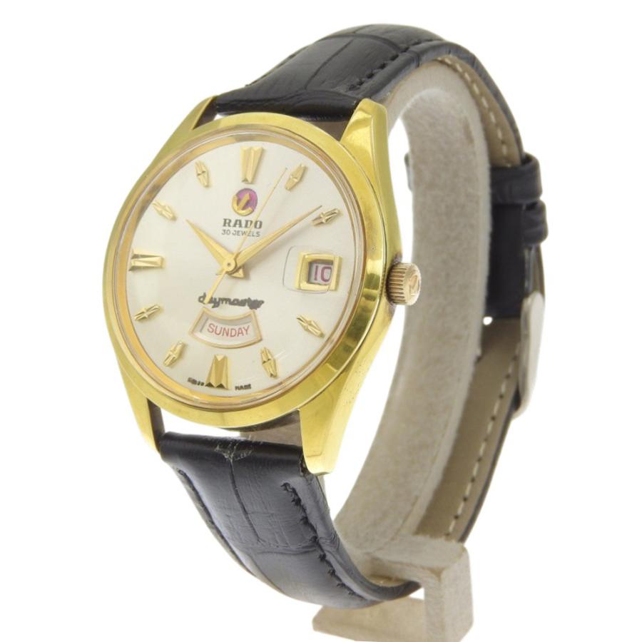 RADO（ラドー） デイマスター 11753 腕時計 金メッキ×レザー 手巻き