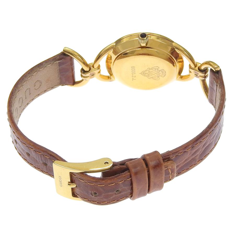 【美品】グッチ GUCCI 腕時計 6000.2.L ベージュ ゴールド GUCCI（グッチ） GUCCI 6000.2.L 腕時計 クォーツ アイボリー文字盤