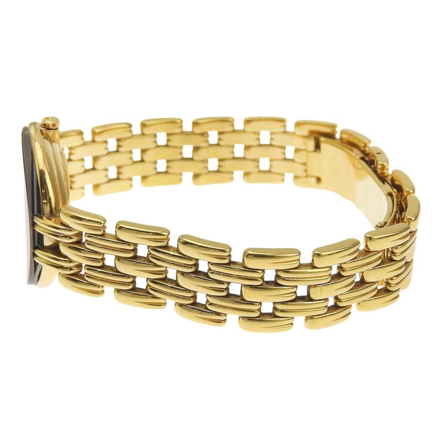 【Dior】ディオール バキラ 46 154-2 金メッキ クオーツ アナログ表示 レディース 黒文字盤 腕時計 Dior ディオール バキラ 46 154-2 腕時計 金メッキ クオーツ アナログ