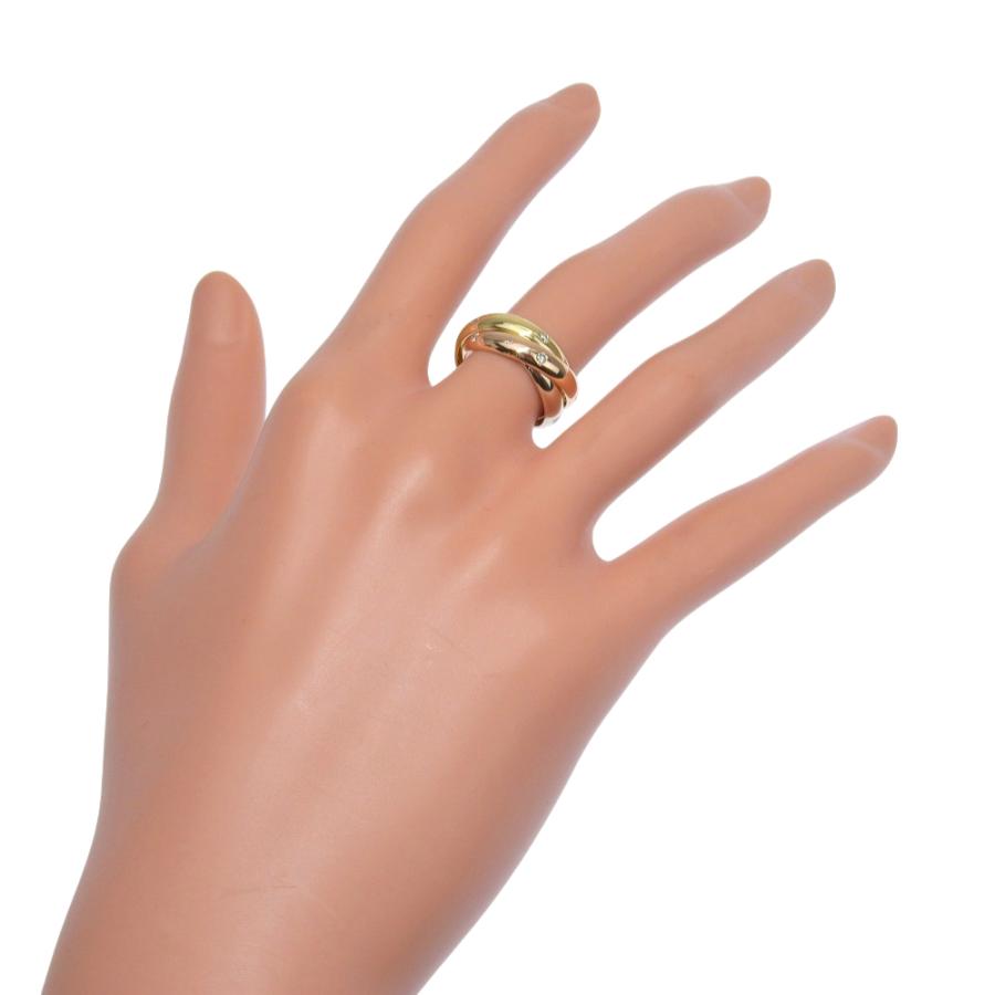 Cartier トリニティリング　ダイヤ15p Cartier（カルティエ） トリニティ 15Pダイヤ リング・指輪 K18