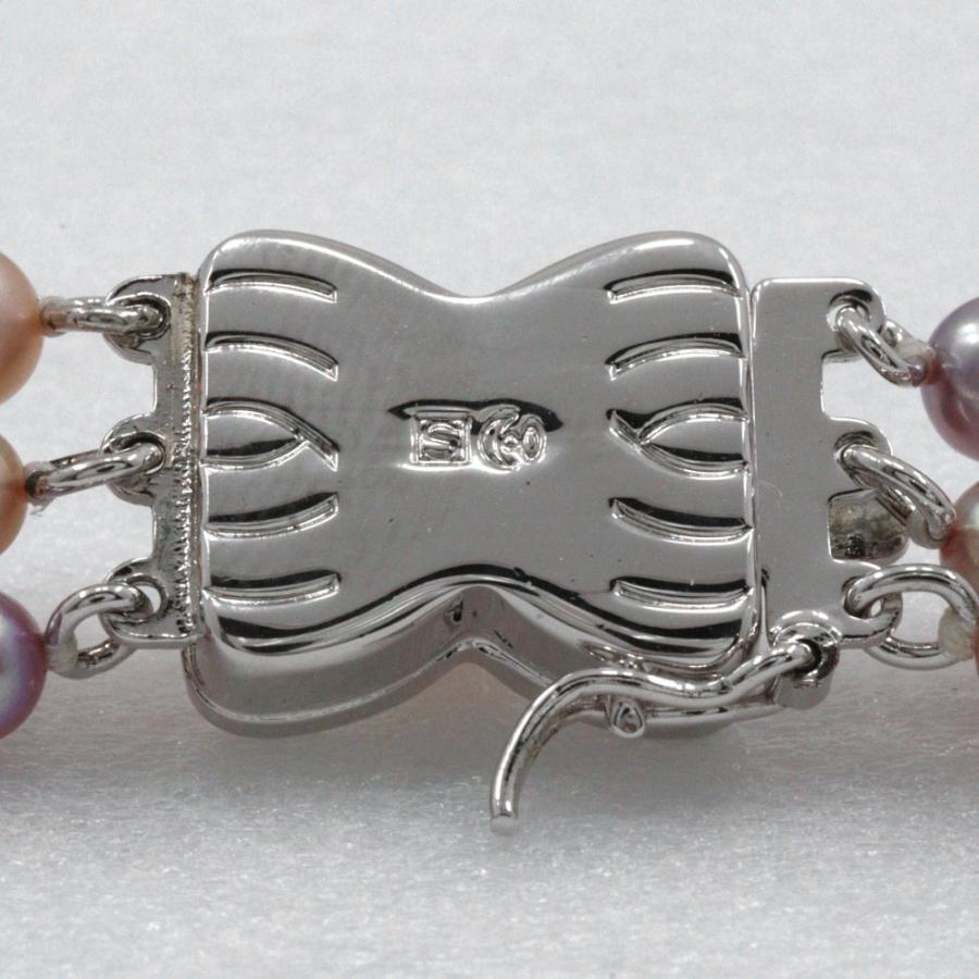 TASAKI タサキ ベビーパール 3連 ネックレス3.5〜4.0mm 真珠 
