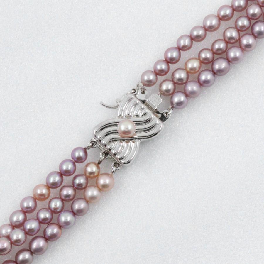 TASAKI タサキ ベビーパール 3連 ネックレス3.5〜4.0mm 真珠