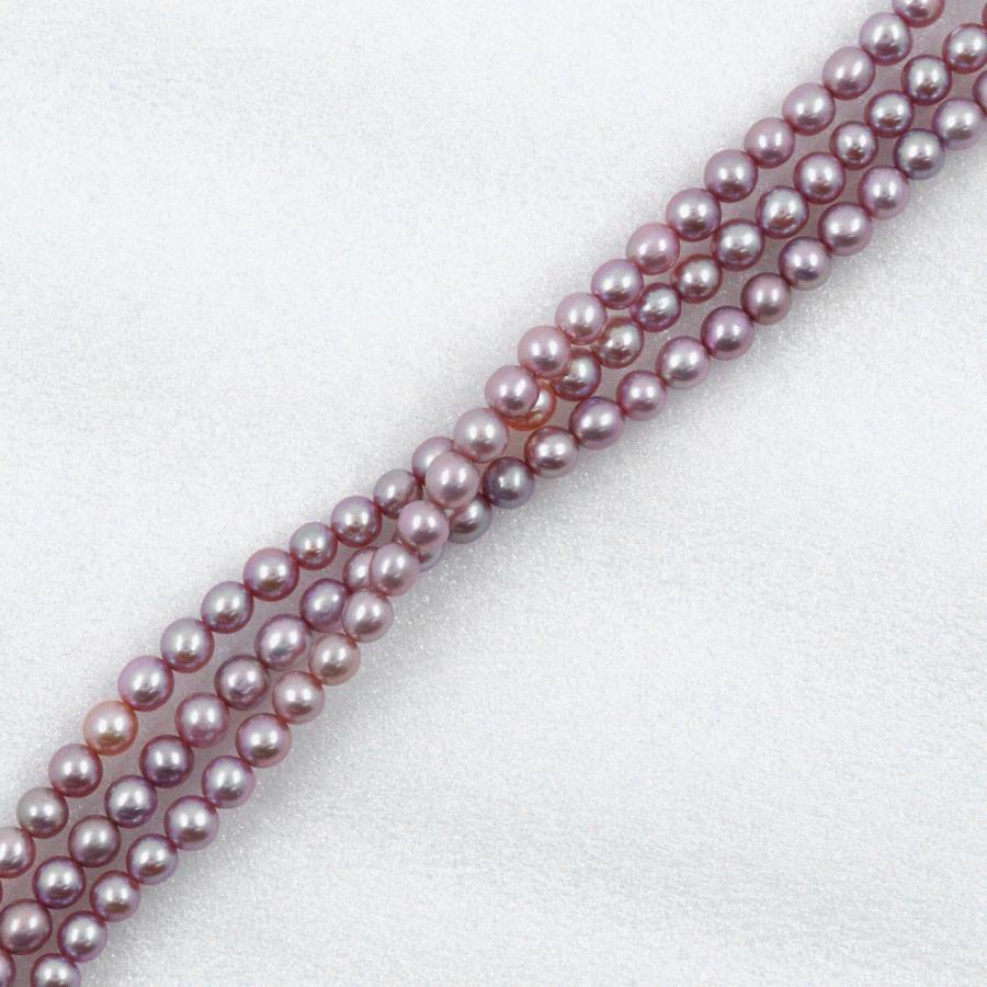 TASAKI タサキ ベビーパール 3連 ネックレス3.5〜4.0mm 真珠