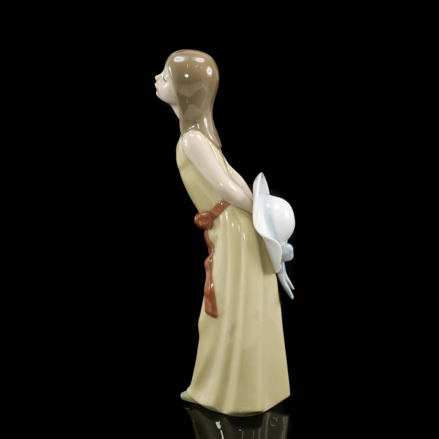 【LLADRO 】リヤドロ  いたずらな少女　#5006 Lladro リヤドロ いたずらな少女 5006 置物 オブジェ ポーセリン _