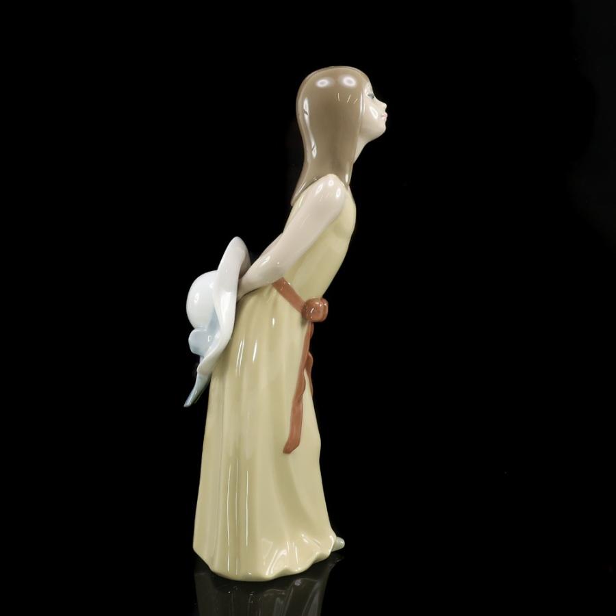 Lladro リヤドロ いたずらな少女 5006 置物 オブジェ ポーセリン _