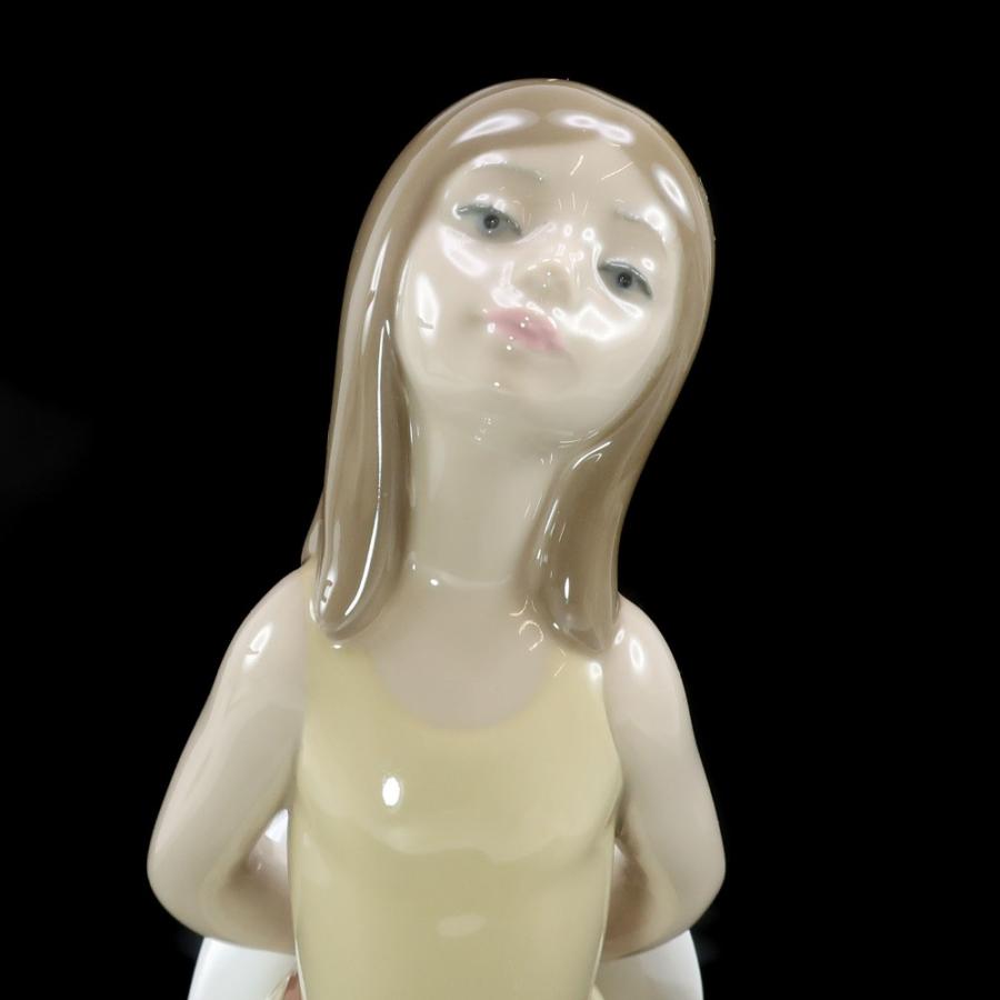 【LLADRO 】リヤドロ  いたずらな少女　#5006 Lladro リヤドロ いたずらな少女 5006 置物 オブジェ ポーセリン _