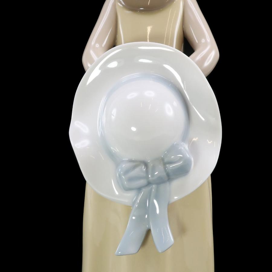 Lladro リヤドロ いたずらな少女 5006 置物 オブジェ ポーセリン _