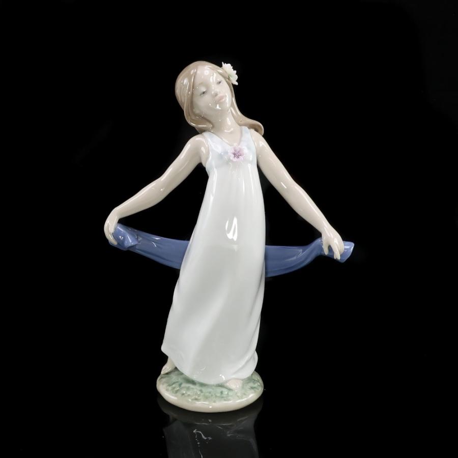 【美品】リヤドロ LLADRO 「そよ風のダンス」 2008年会員限定作品 Lladro リヤドロ そよ風のダンス 2008 CREATION 置物 オブジェ