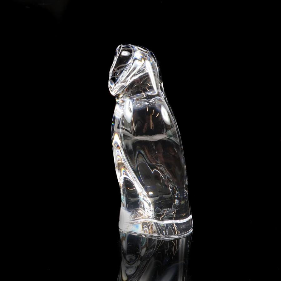 バカラ（Baccarat） フクロウ ( 梟 ) 置物 オブジェ クリスタル _