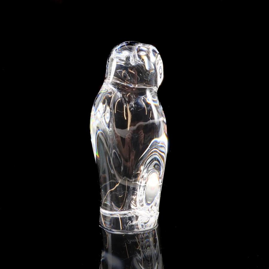 バカラ（Baccarat） フクロウ ( 梟 ) 置物 オブジェ クリスタル _