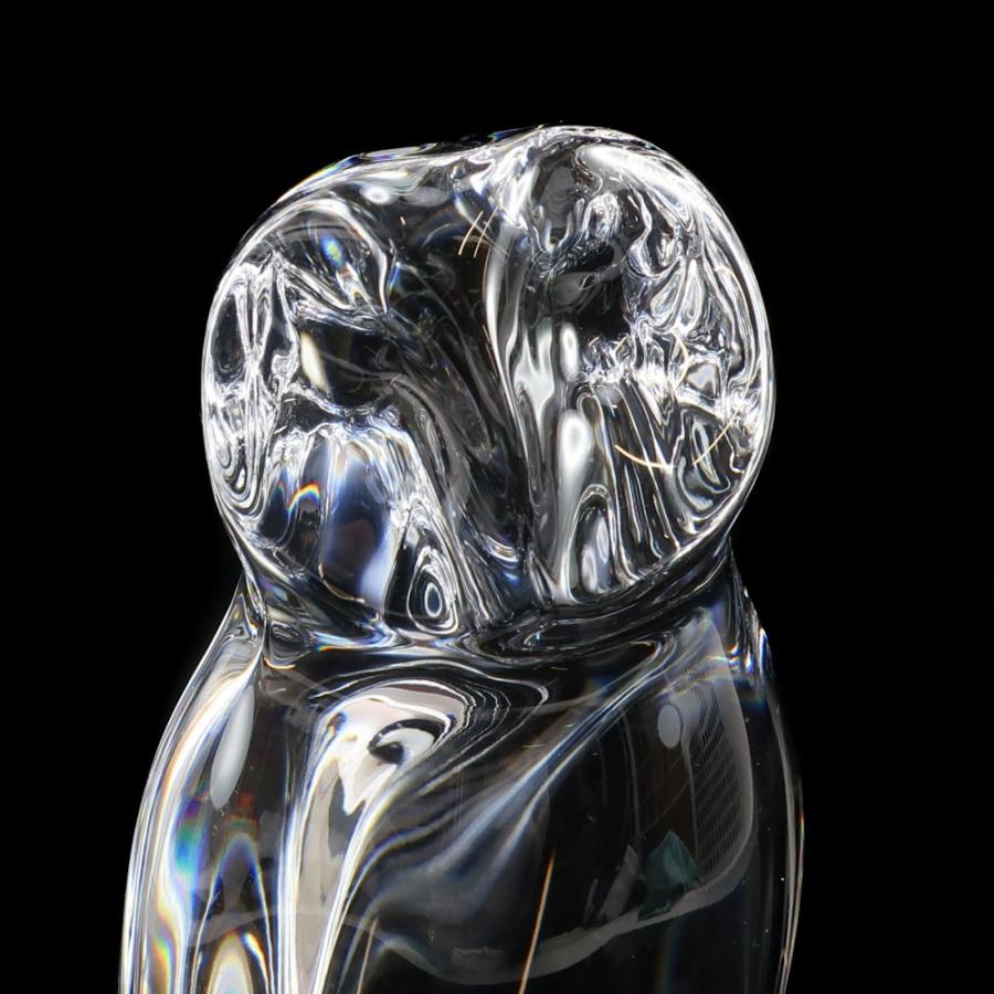 バカラ（Baccarat） フクロウ ( 梟 ) 置物 オブジェ クリスタル _