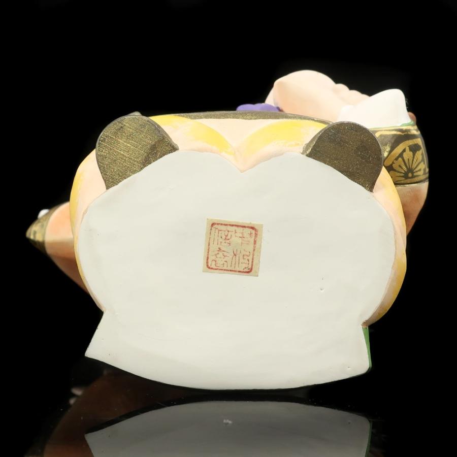 人形師 中村信喬 作 【 桃童子 】 博多人形 置物 オブジェ _