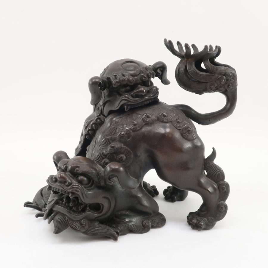 獅子香炉(銅製高岡銅器) 【公式通販】