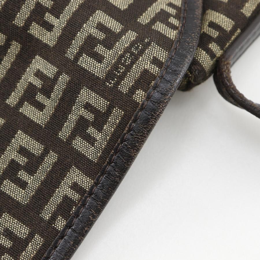 FENDI（フェンディ） ズッキーノ ショルダーバッグ ナイロンキャンバス